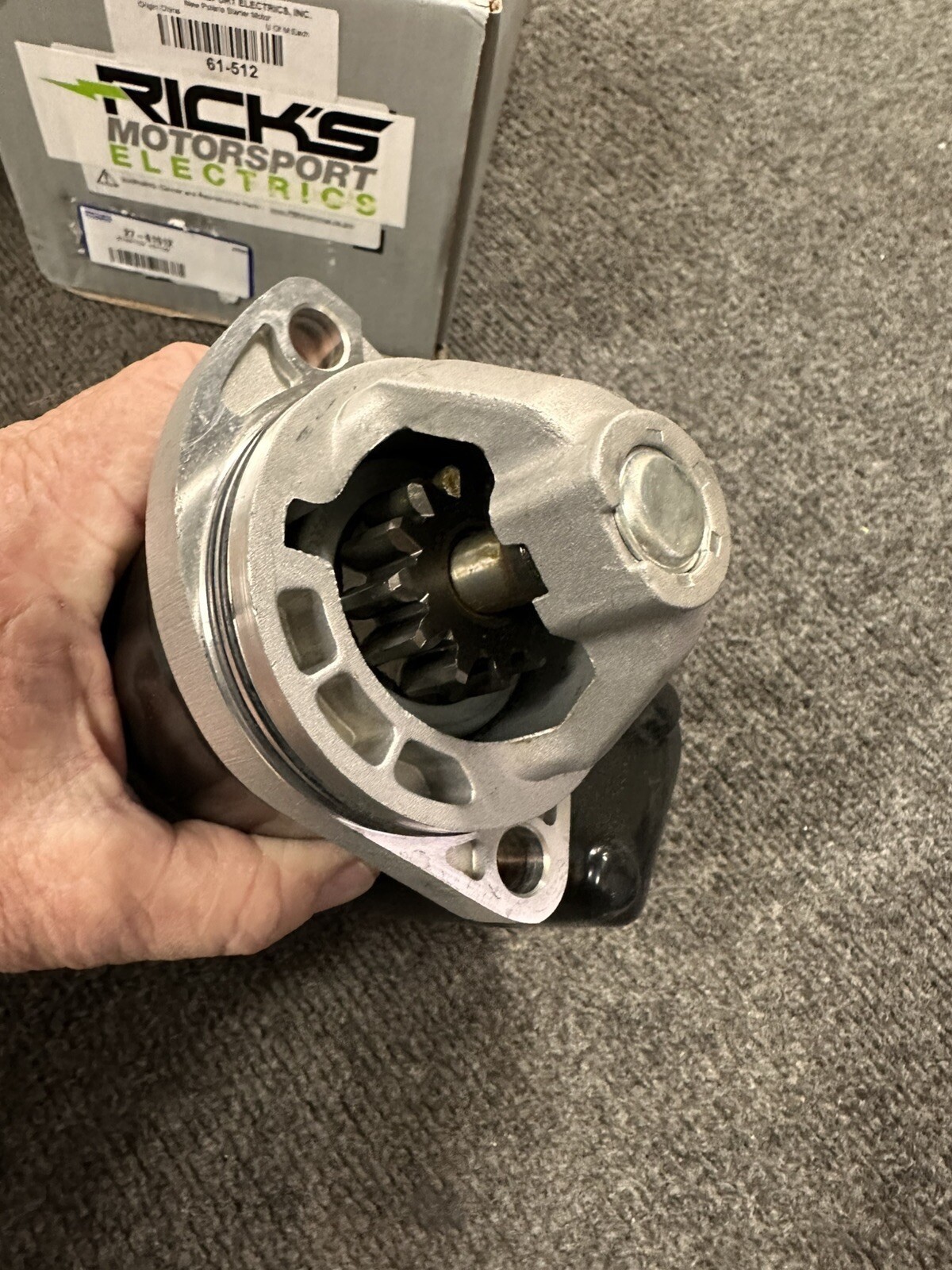 Ricks 61-512 Electric Starter Motor fits Polaris Sportsman 850 XP 850 XP EPS