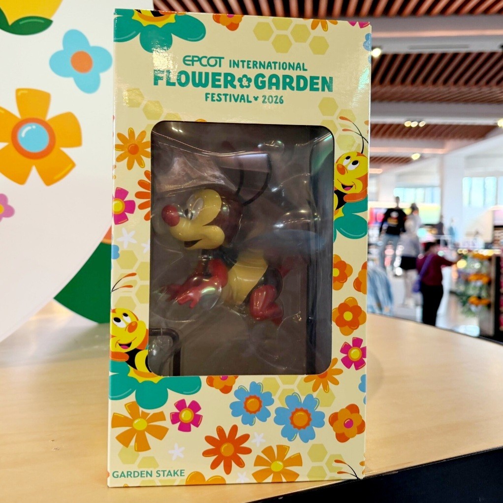 2026 Disney Parks Epcot Flower Garden Festival Spike The Bee Garden Stake Decor