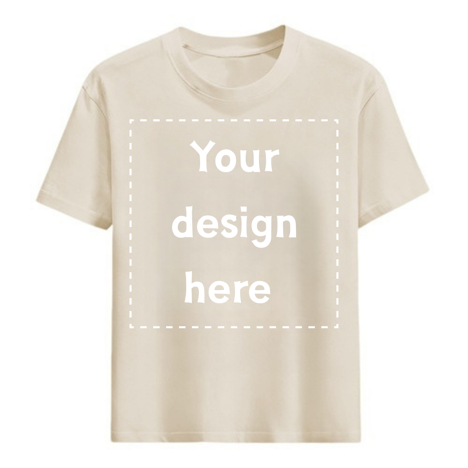 Custom T-Shirt Personalized Photo Text Logo Any Position Front Back Chest Unisex