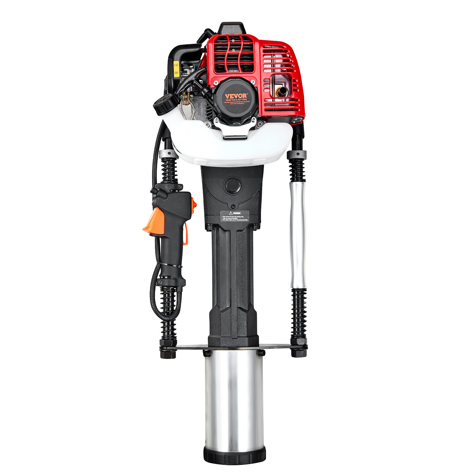 VEVOR 52cc Gas Powered T Post Driver 2-Stroke Fence Pile Pounder Gasoline Engine