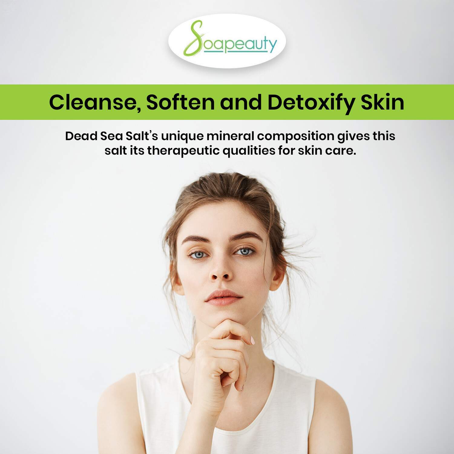 DEAD SEA SALT Fine Grain 100% Pure Natural UNSCENTED | Soapeauty