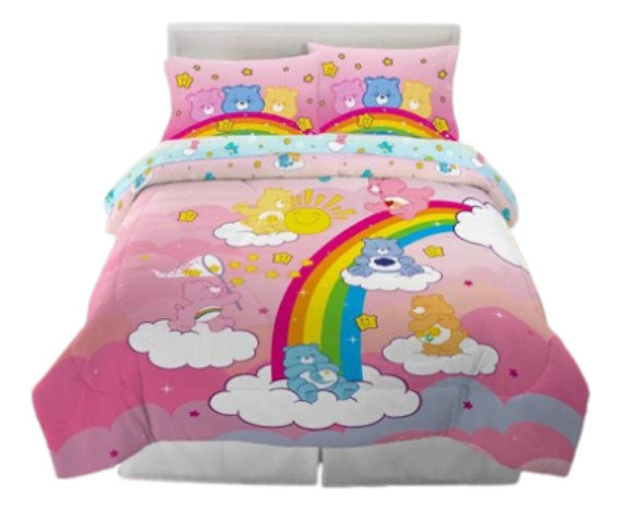 Care Bears "Walk on Sunshine" Kids Reversible Bed Set-W84633208556, W84618150396