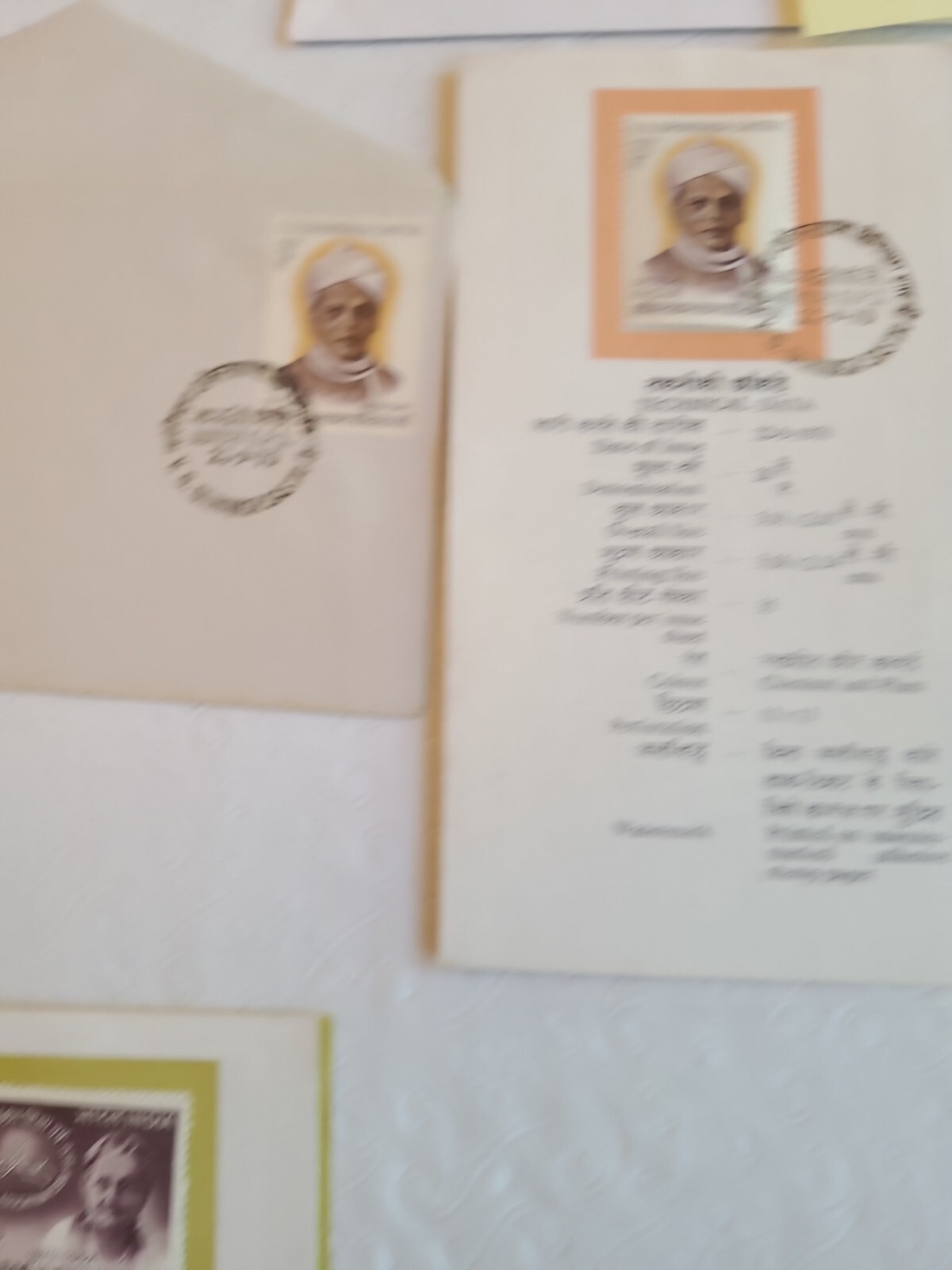 APC 1645 India Philatelic Covers with country writeup of the stamps