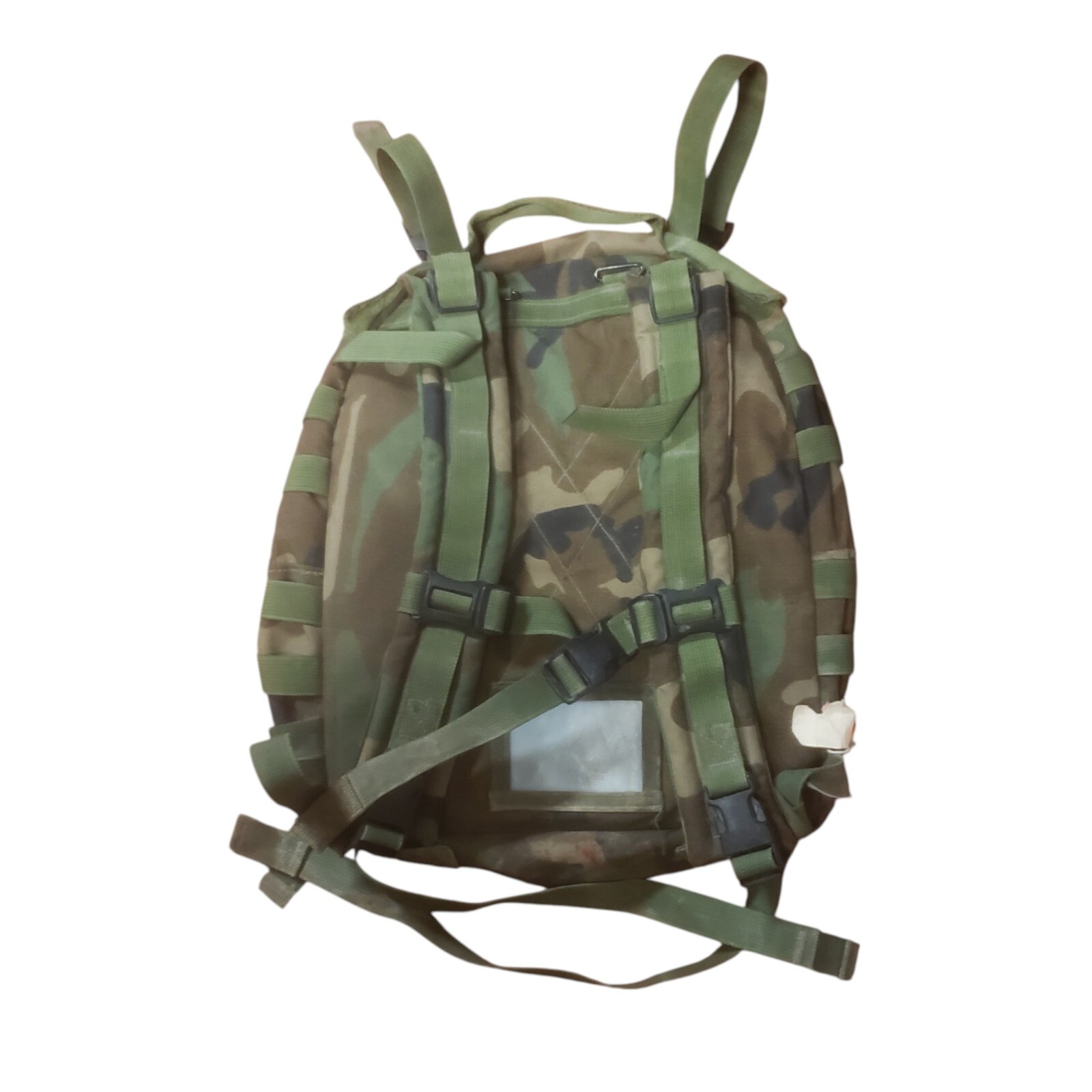 U.S. Armed Forces MOLLE II Woodland Combat Patrol Pack W/O Stiffener Grade 2