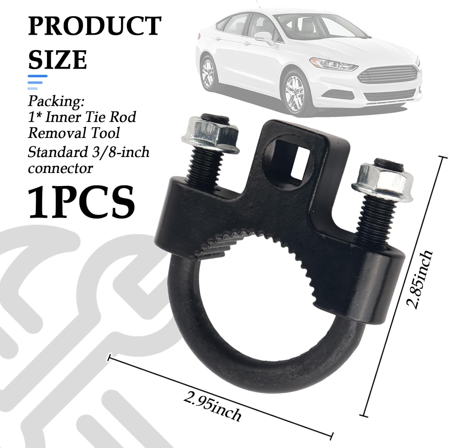 Inner Tie Rod Removal Tool with 3/8" Drive Ports,Anti-Slip Inner Tie Rod Tool wi