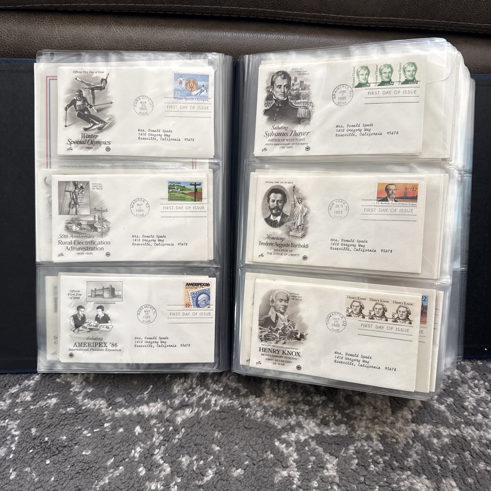 Great Americans On United States Stamps 115 Mint-condition HistoricStamps