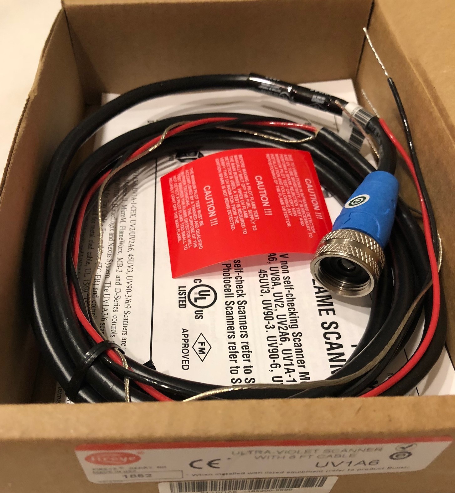 Fireye UV1AL-3   UV1AL3 Ultra Violet  Scanner  BurnerPRO, NXF4000