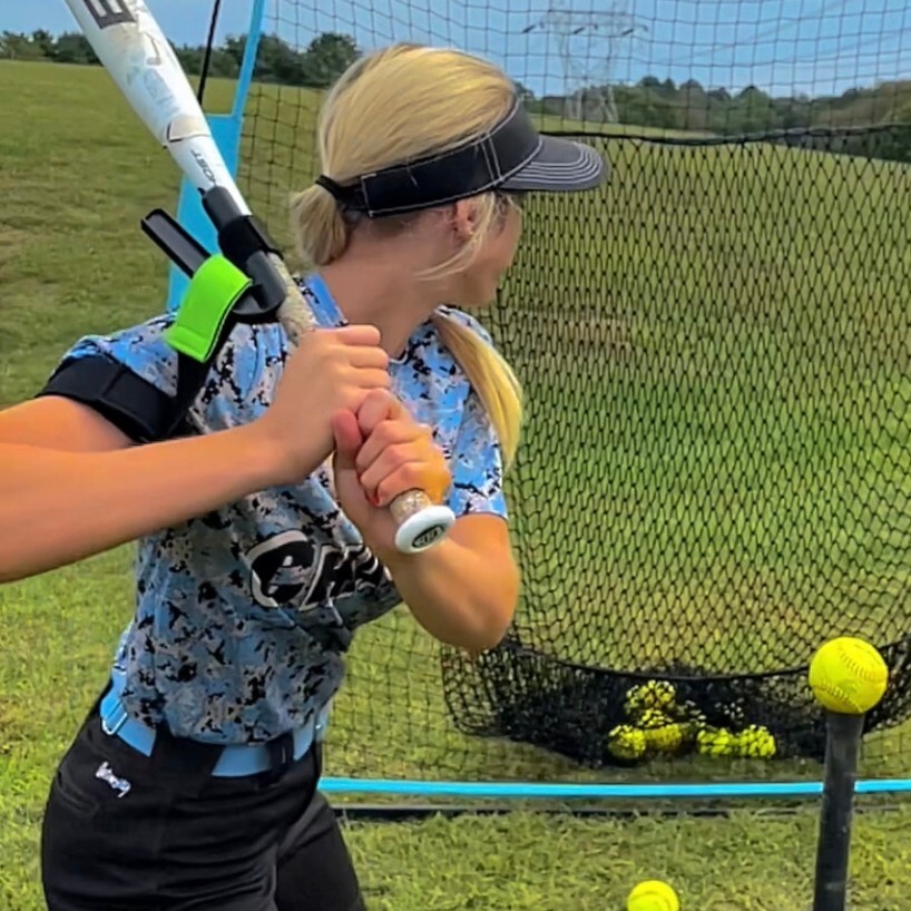 SWINGRAIL Baseball & Softball Swing Trainer - Batting Hitting Aid by SWINGRAIL