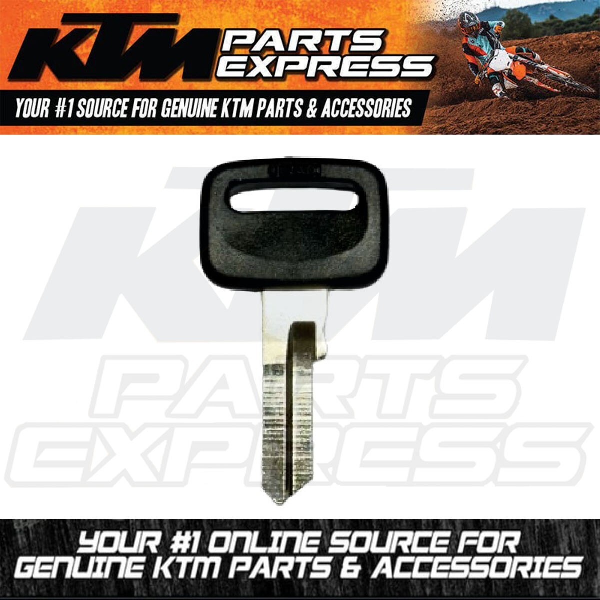 NEW OEM KTM KEY BLANK BLACK ''T'' GRIP EX-C SX EXC-F EXC SXC RXC-E 40011166200