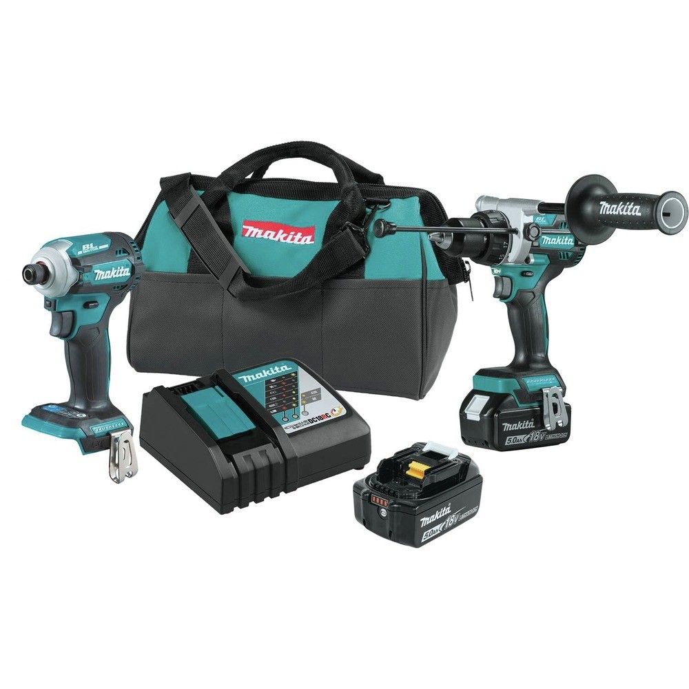 Makita XT288T-R 18V LXT Hammer Drill & Impact Driver 5 Ah Certified Refurbished