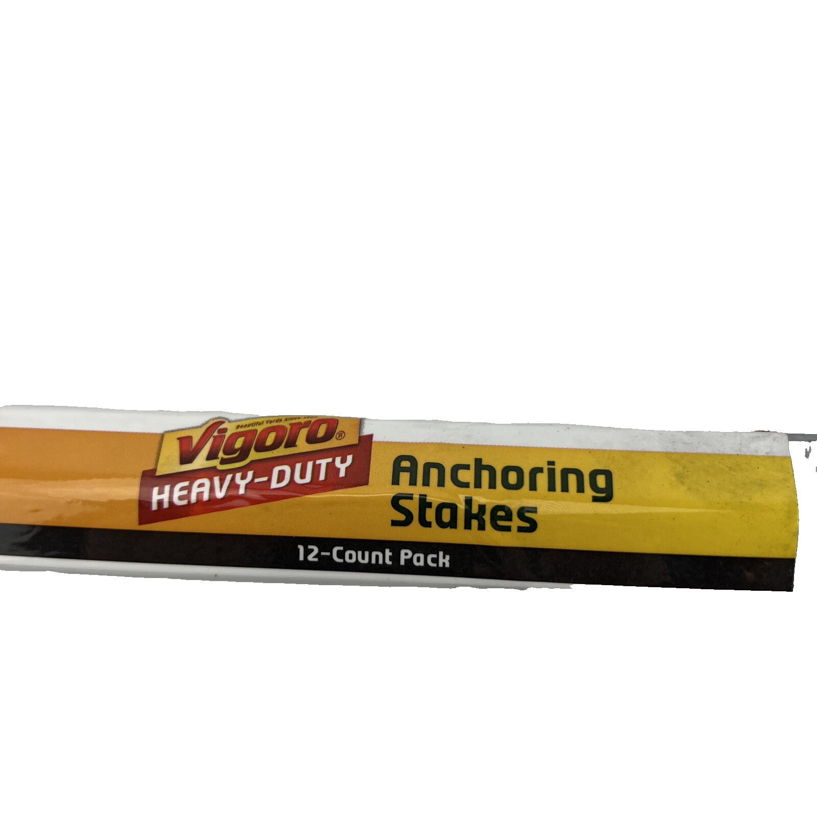 Vigoro 10 " Anchoring Garden Landscaping Stakes Metal (12-Pk)