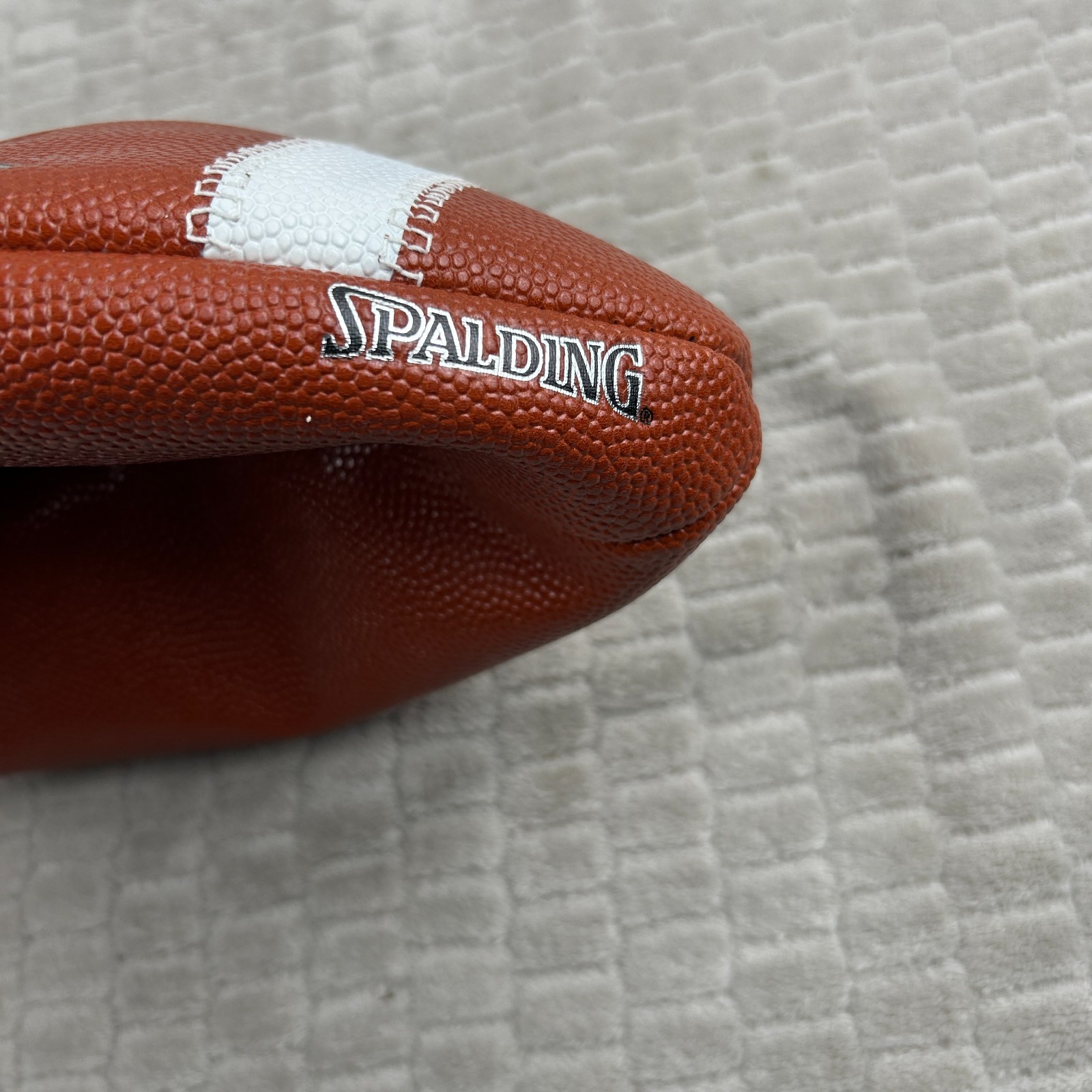 Spalding Alpha Varsity Compostie Football Leather Game Training New (Deflated)