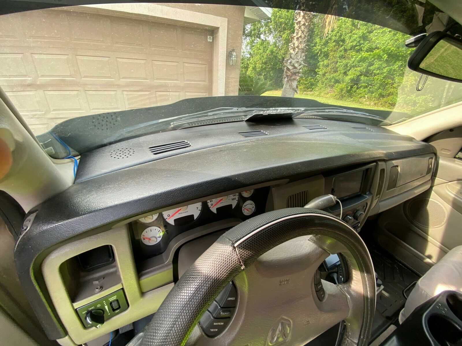 Molded Dash Cover Overlay W/Free Adhesive For Dodge Ram 1500/2500/3500 2002-2005