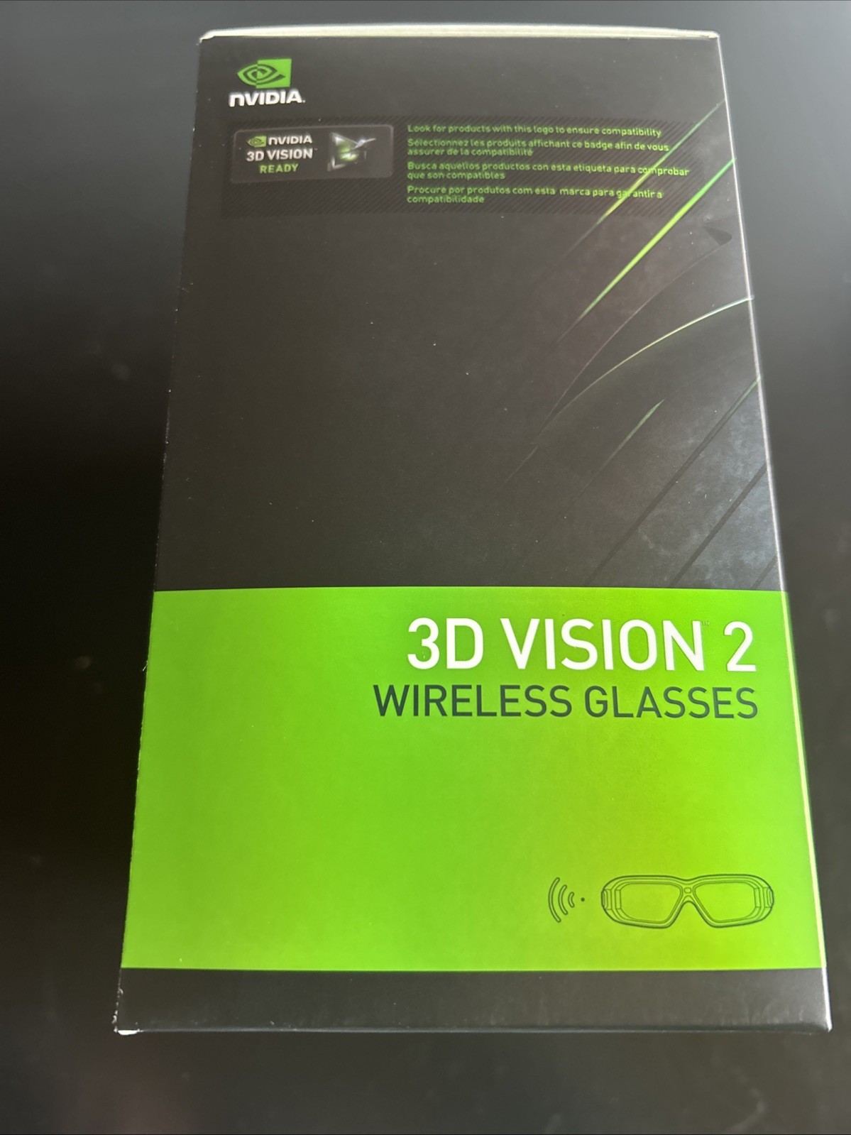 NVIDIA 3D Vision 2 Wireless Glasses -New Unopened Box Immersive 3D PC Experience