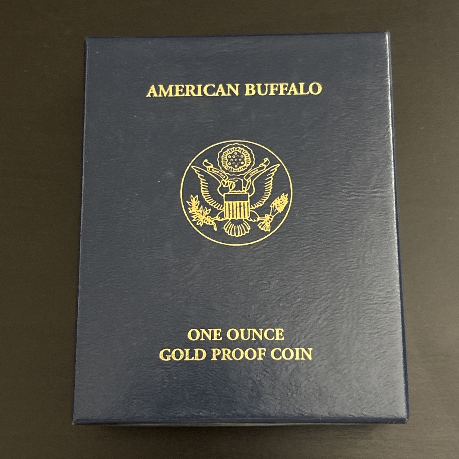 2006 PROOF GOLD AMERICAN  BUFFALO BOX, COA, COVER BOX  *NO COIN / NO CAPSULE*