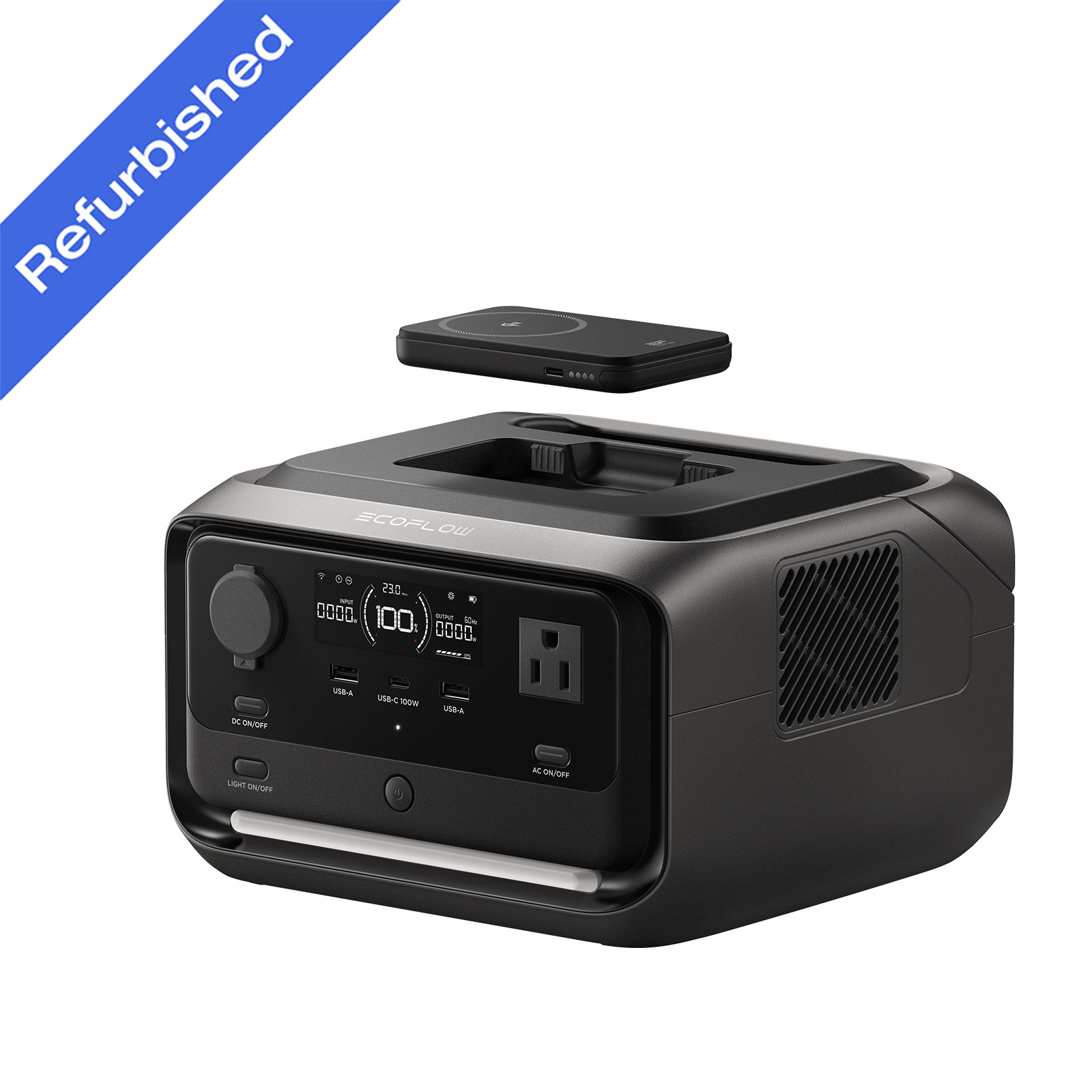 EcoFlow River 3 Plus 286Wh Wireless Boost Combo & 45W Solar Panel Kit for Travel