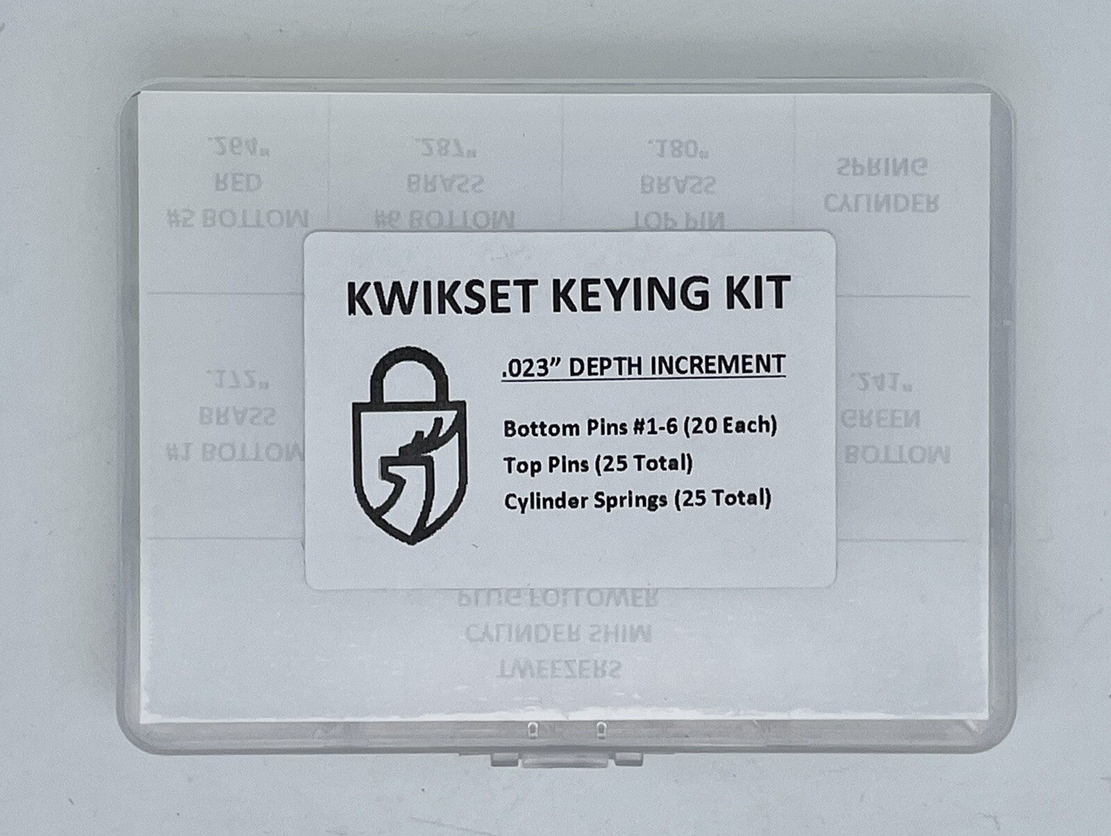 Keying Kit for KWIKSET Lock Cylinders; Includes Top/Bottom Pins, Springs, Tools
