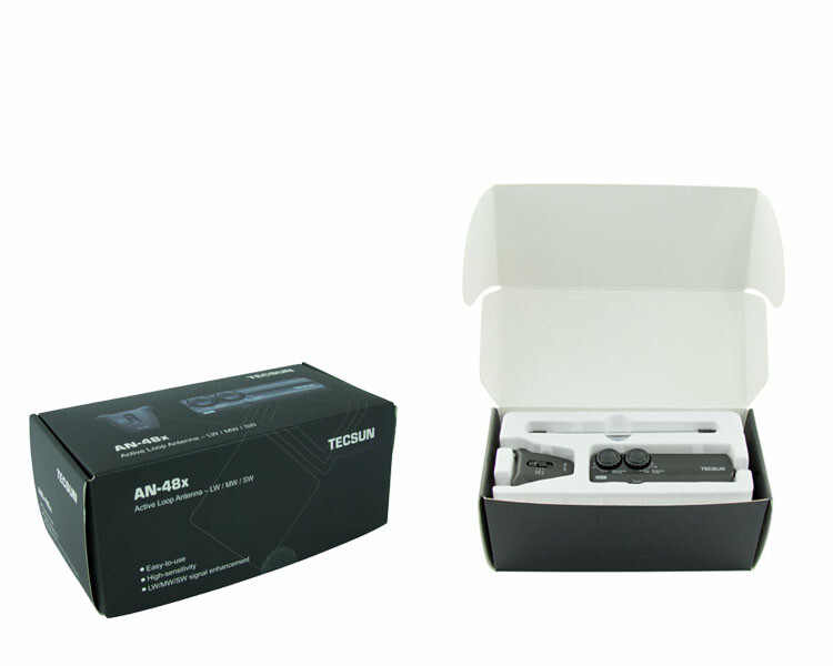 TECSUN AN-48x Active Loop Antenna for Longwave, AM / Medium Wave, and Shortwave