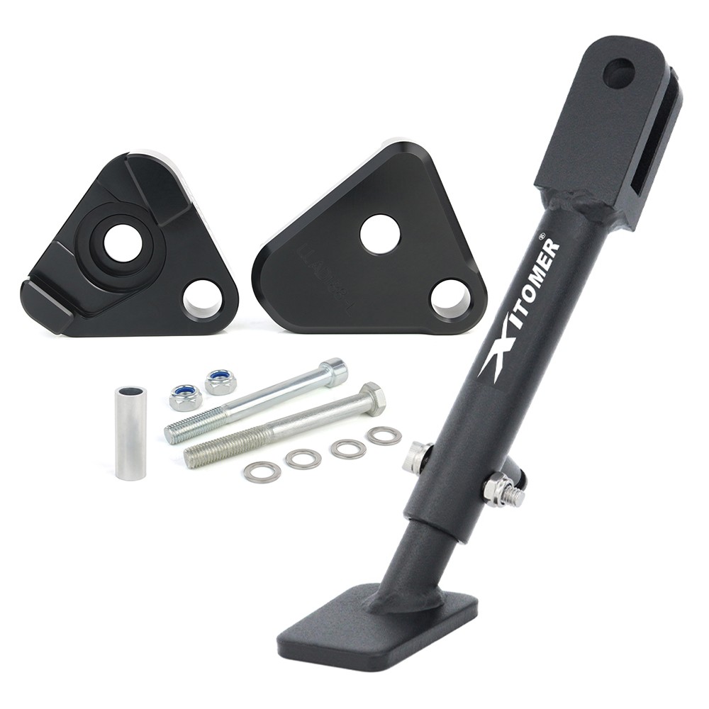 Fit For Yamaha YZF-R3 2015-2025 Adjustable Kickstand & Suspension Lowering Link