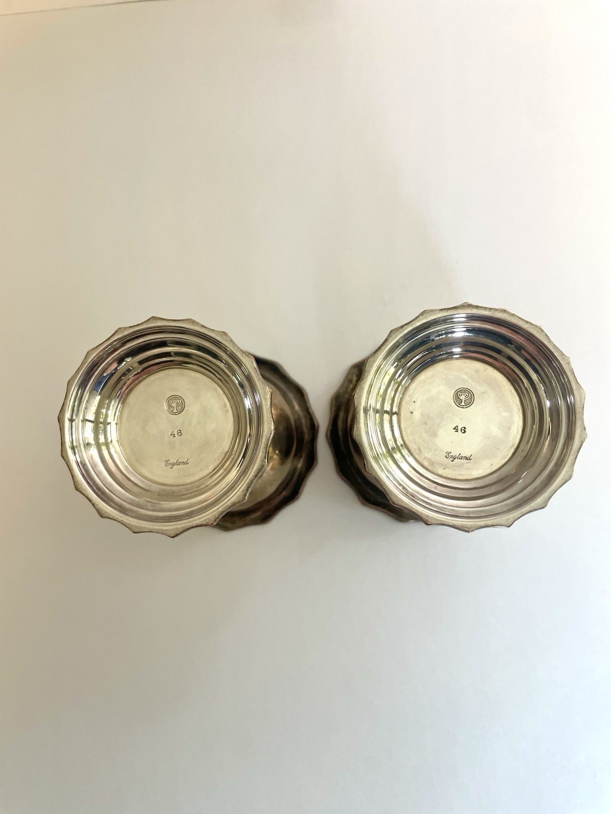 Antique Pair Barker Ellis Dolphin Compotes English Silver Plate Victorian