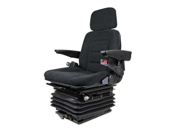 Black Fabric Full Adjustment with Suspension Seat Assembly Fits UNIVERSAL