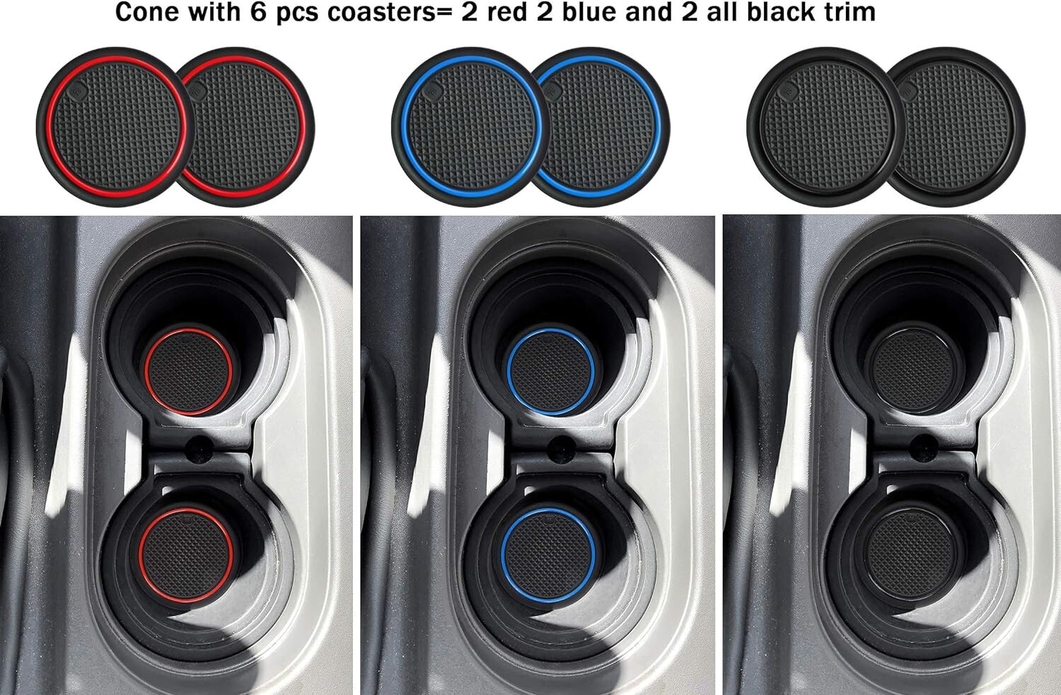 Auovo Cup Holder Inserts for Frontier 2005-2019 Xterra 05-15 Pathfinder 05-12