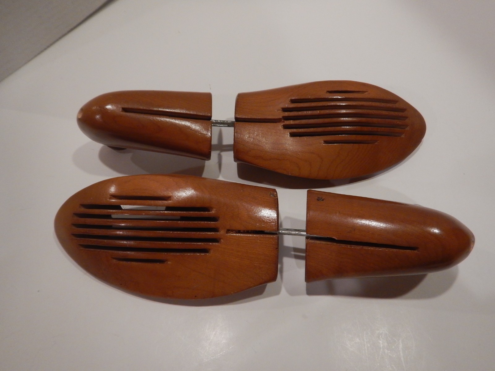 Vintage Florsheim Solid Wood Shoe Tree Stretchers Men's Size 10B