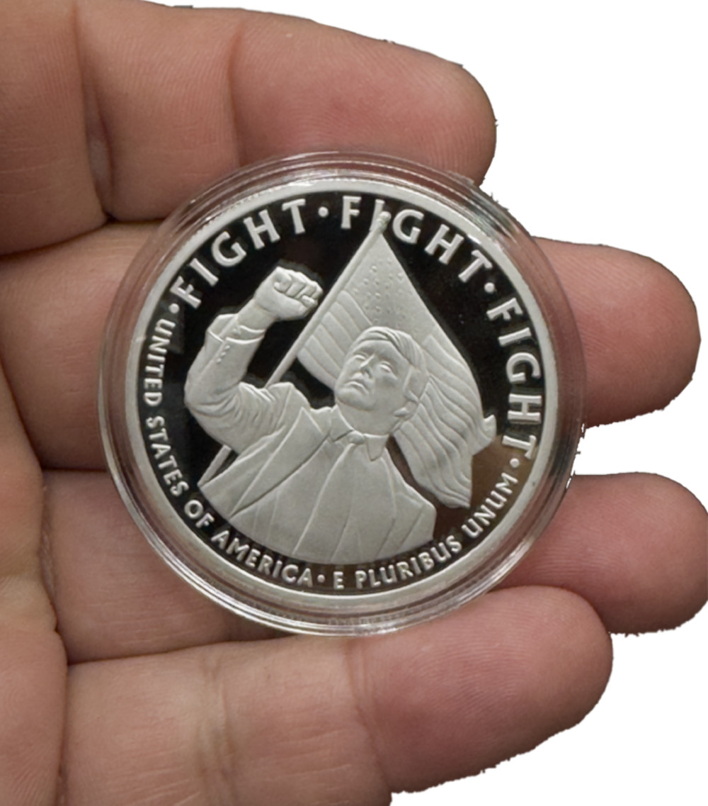 EL15-15 President Donald Trump Liberty 1776 - 2026 250th Anniversary Mirror Fini