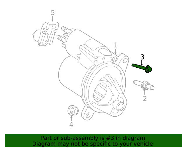 Genuine Starter Stud W704941-S437M