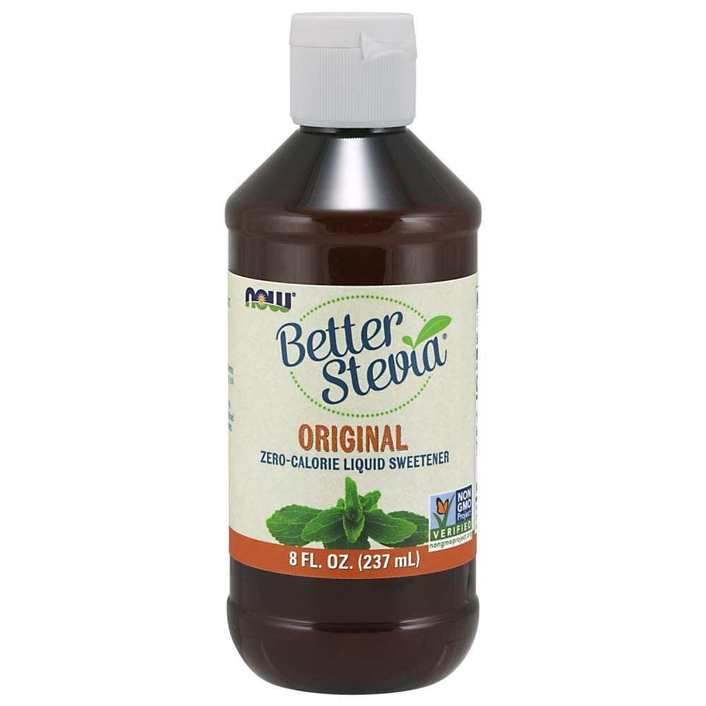 NOW FOODS Better Stevia Original Liquid Zero-Calorie Sweetener -8 oz Exp 11/2031