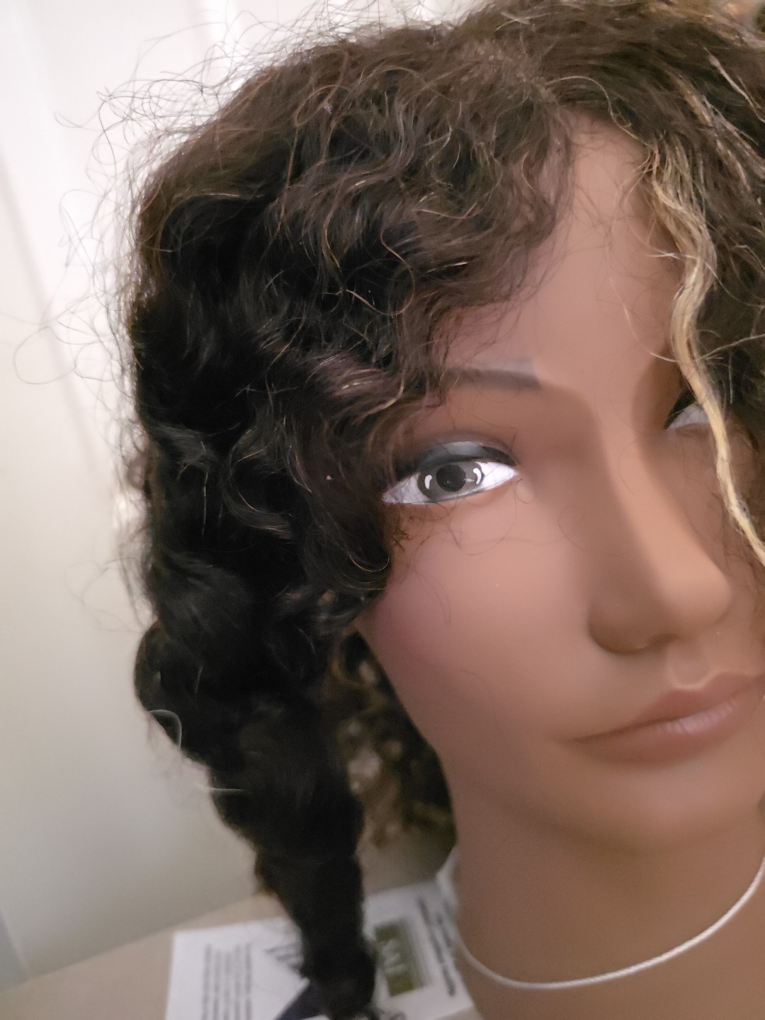 Pivot Point Janet Textured Hair Mannequin Head For Practice Pre-Owned