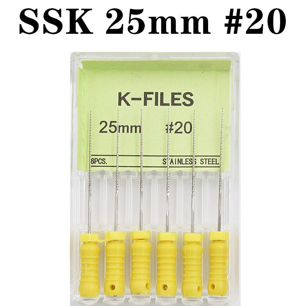 Dental Endodontic Endo Root Canal H/K-Files File Niti/Steel 21/25/31 mm Hand Use