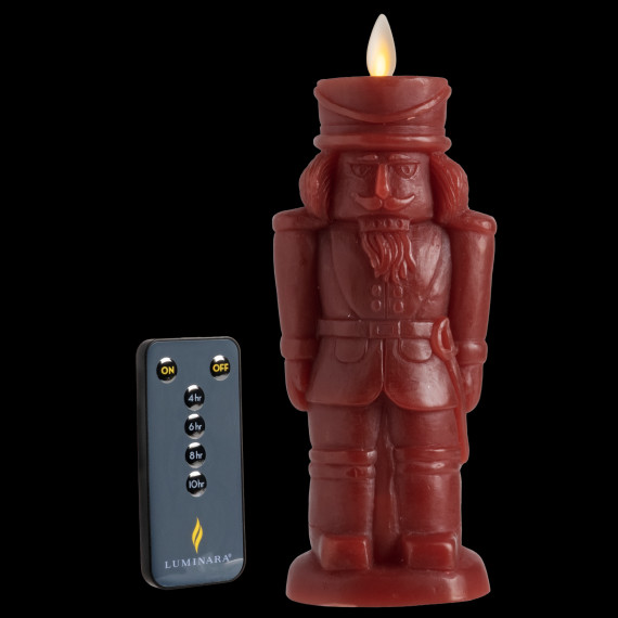Luminara 8" Flameless Nutcracker Figural