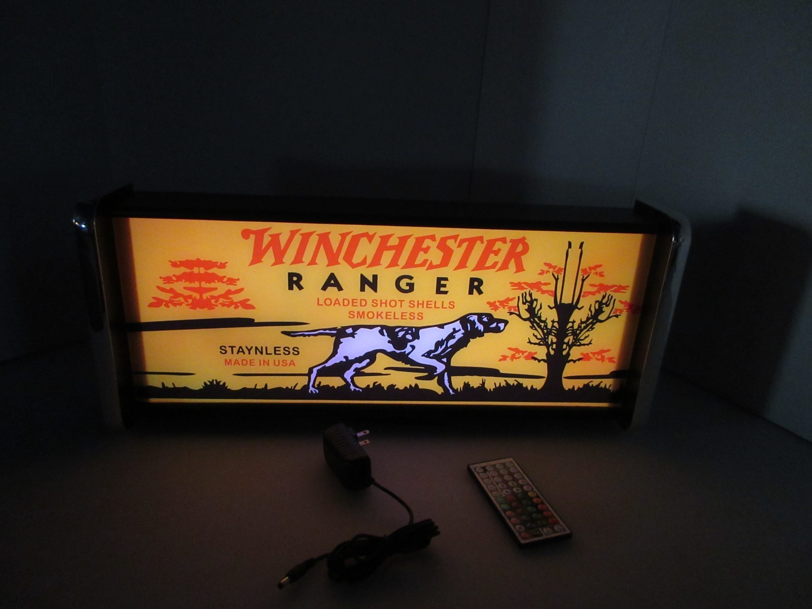Winchester Ranger LED Display lighted sign lightbox Wall hanging Light