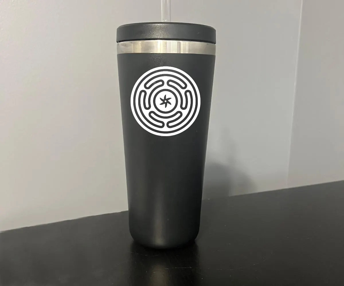 Hecate’s Wheel Vinyl Decal – Goddess Sigil Sticker – Witchcraft, Pagan, Wiccan A