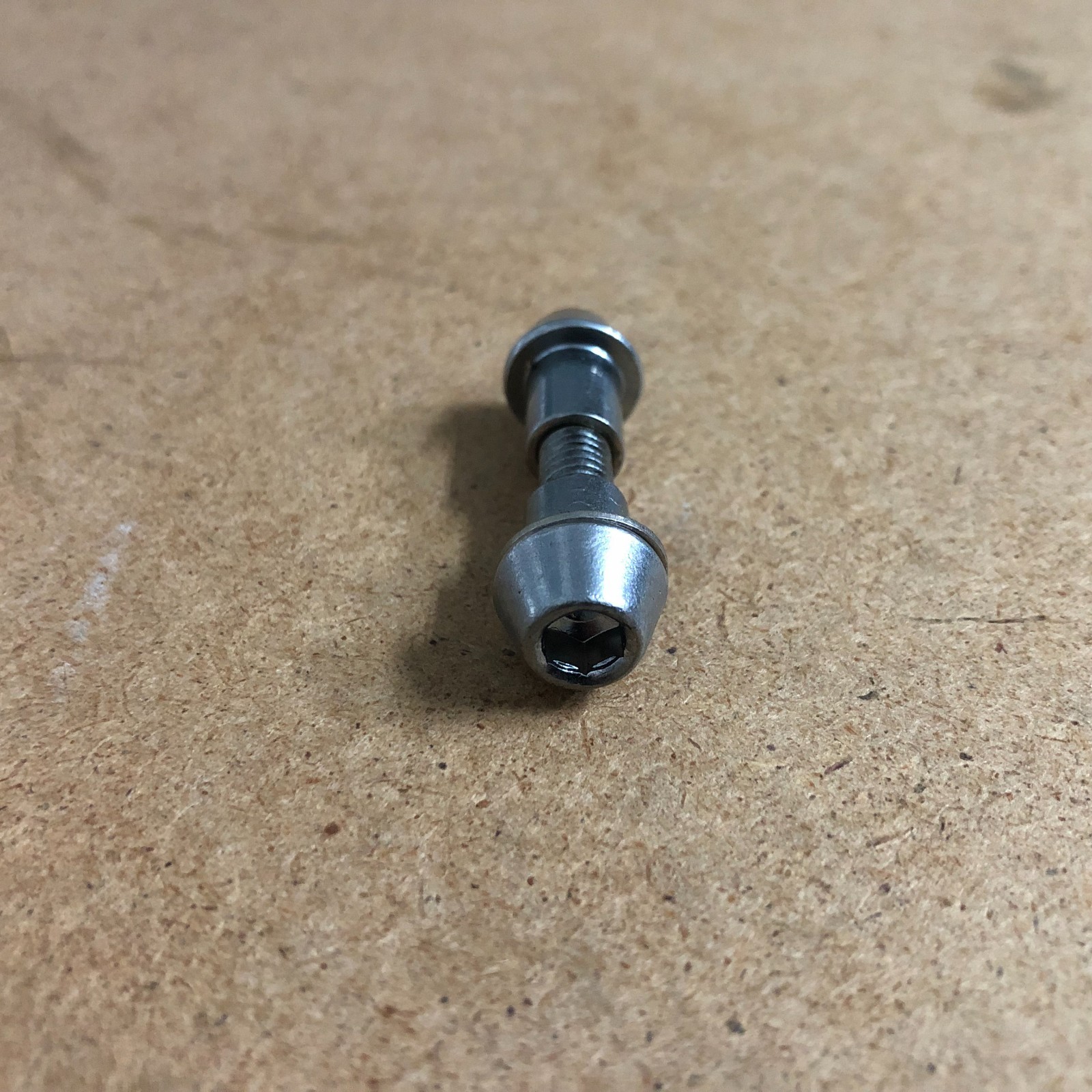 New Stainless Steel Seat Post Clamp Binder Bolt Pillar Pin M8 Silver