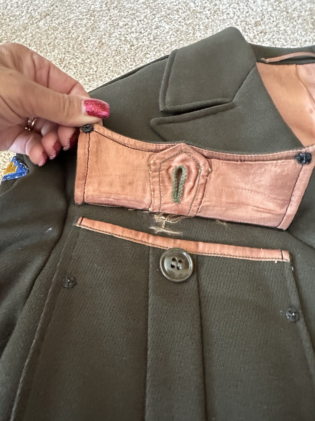 US Army, World War II officer’s Eisenhower Jacket with Buckle