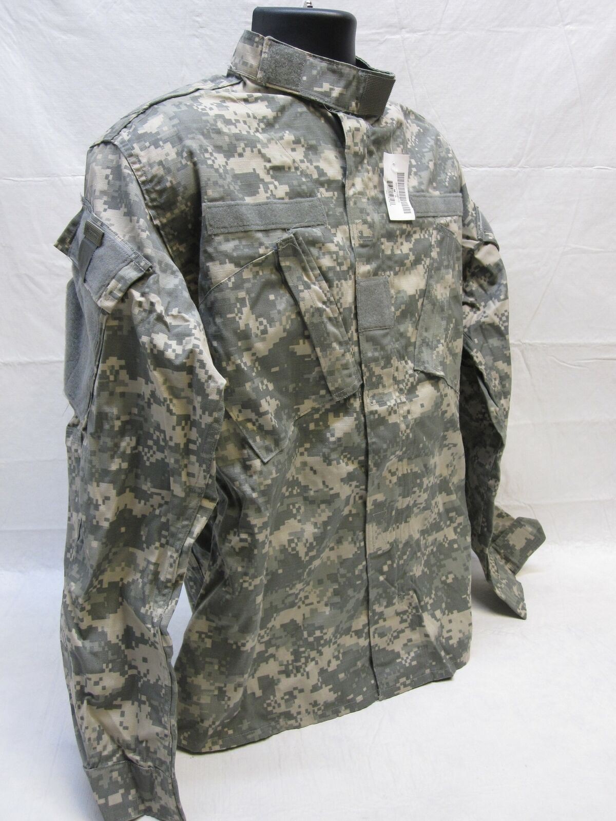NEW W TAGS ARMY ACU DIGITAL COMBAT UNIFORM SHIRT 50/50 MATERIAL UCP JACKET TOP