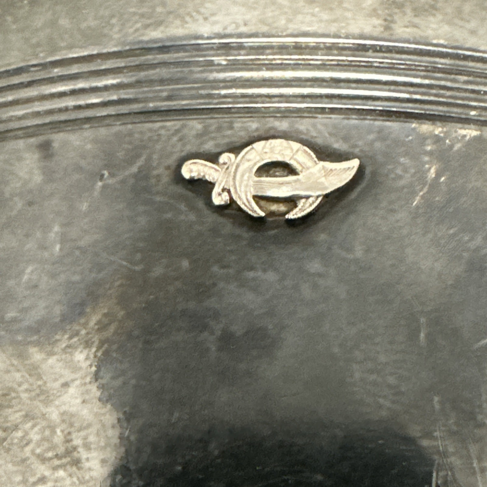 2-Pc Set Silverplated HALF CIRCLE FLASK SET Apollo EPBM 4961 Made in USA