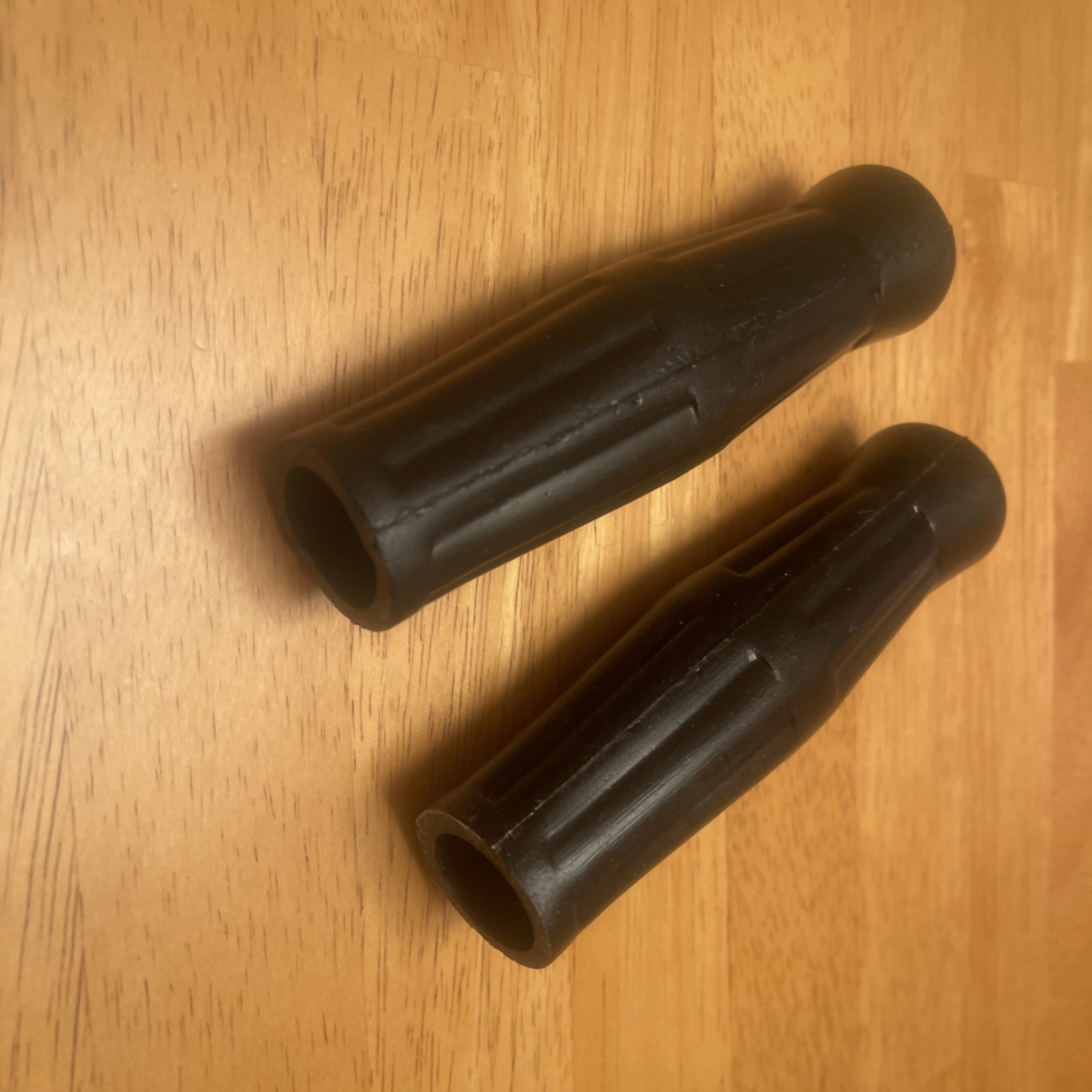 BICYCLE GRIPS Black Coke Bottle SCHWINN ELGIN Shelby Roadmaster Silverking