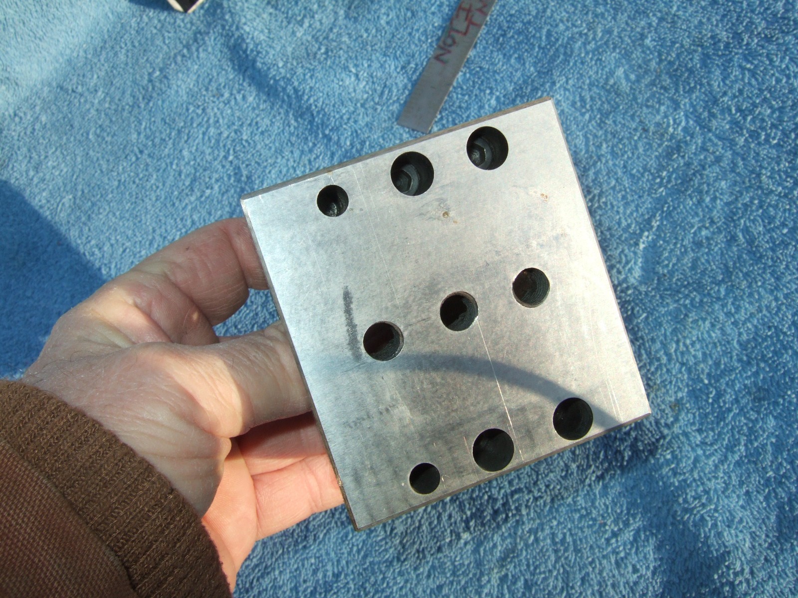 V BLOCK LRG 3 X 3 X 2.8 USA TOOLMAKER MADE 4 YOUR BRIDGPORT MACHINIST GRIND QA