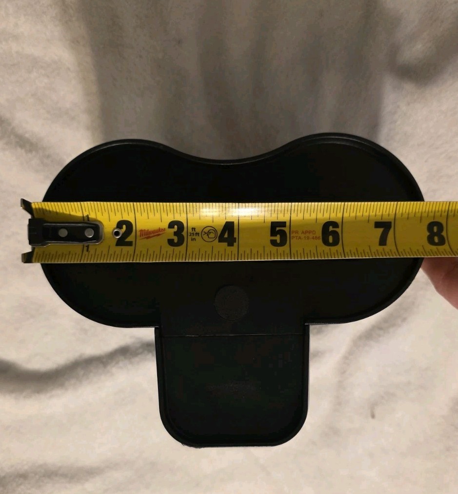 Polder Black Style Station Hot Tool Holder Bathroom Organizer