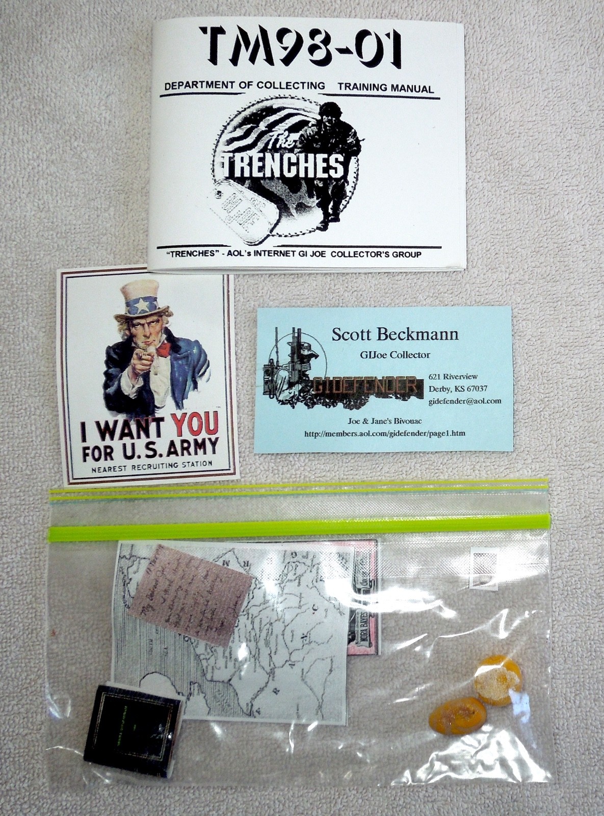 *Rare* THE TRENCHES WWI Doughboy *#20/50* 1/6 Action Figure *Scott Beckmann*