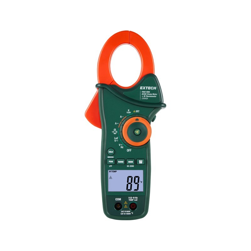 Extech EX840 1000 A Clamp Meter with IR Thermometer NEW