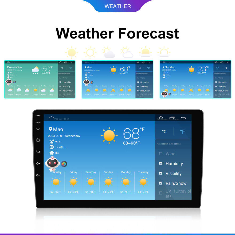 64GB For Toyota Venza 2008-2016 Apple Carplay Android 13 Car Stereo Radio GPS