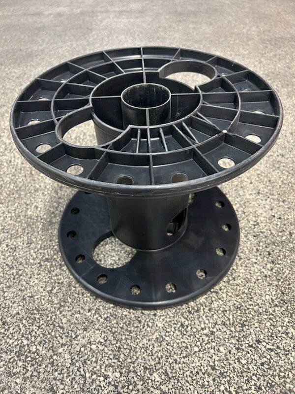 Empty Plastic Wire Spools. Carris Reels USED for #4, #6, & #8 WIRE. Craft Reels