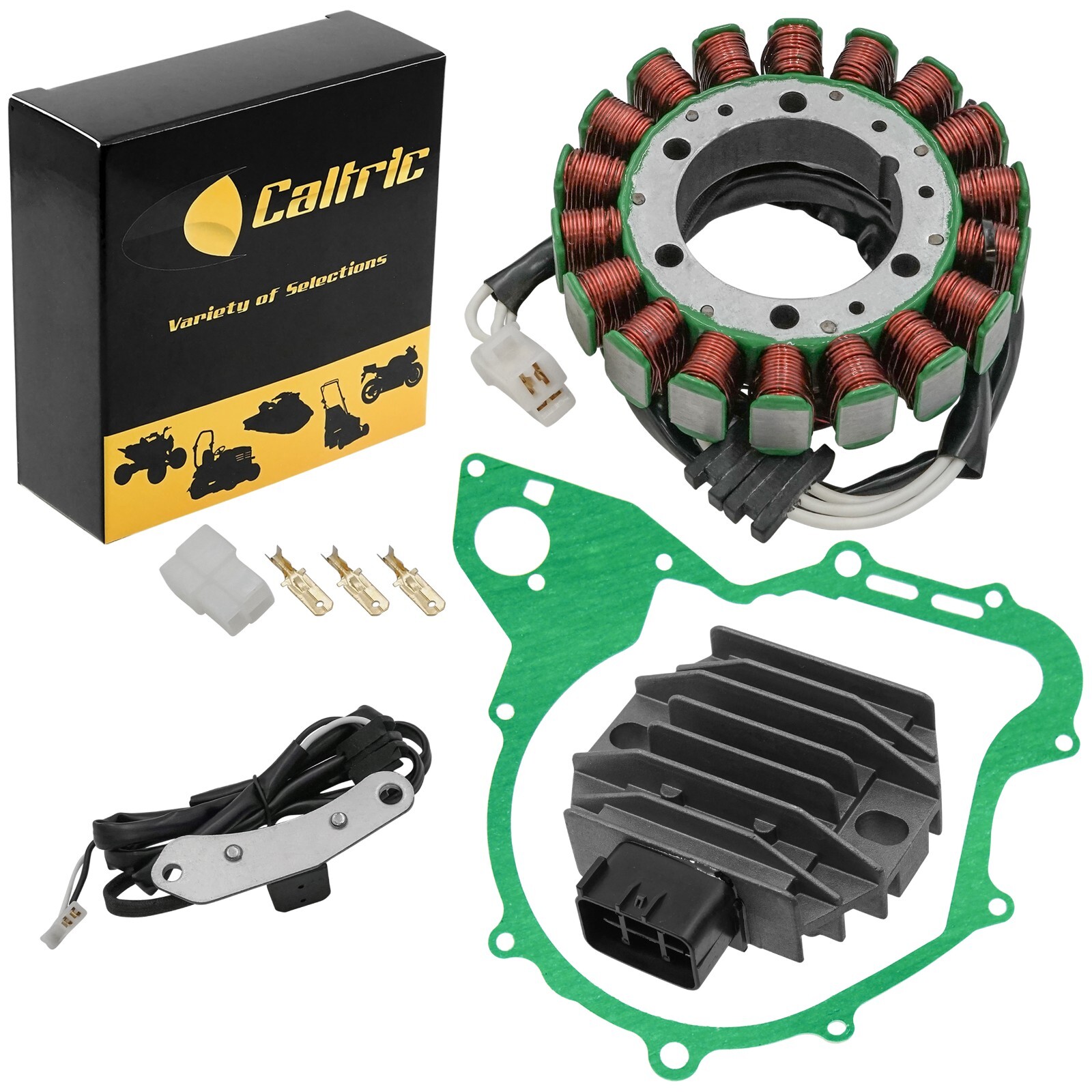 Stator Regulator Rectifier W/Gasket for Yamaha V-Star 650 Classic XVS650 1998-00