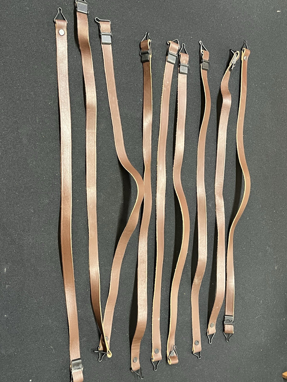 *NOS* US Original M1 HELMET LINER LEATHER CHIN STRAP DOT MAKER STAMP WW2 KOREA