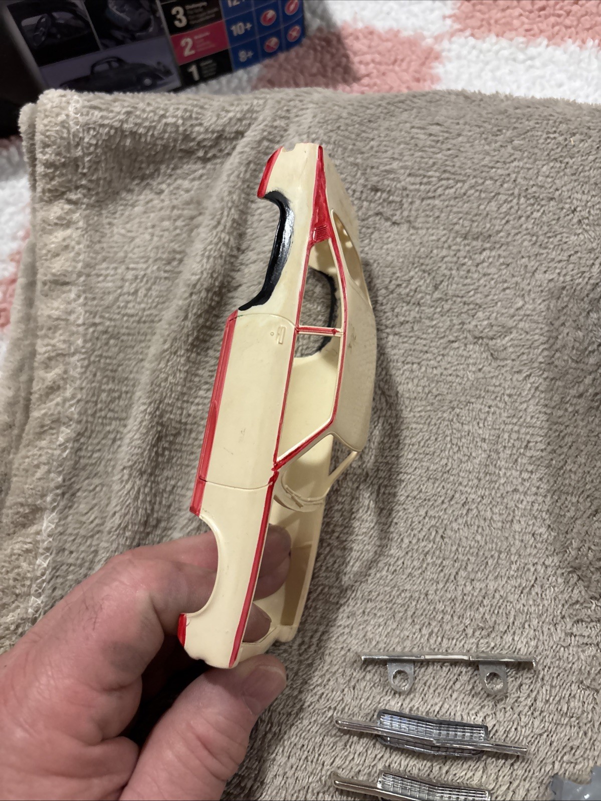 vintage 1973 issue MPC 1/25 Bill "Grumpy's Toy" Jenkins Pro Stock Vega Parts