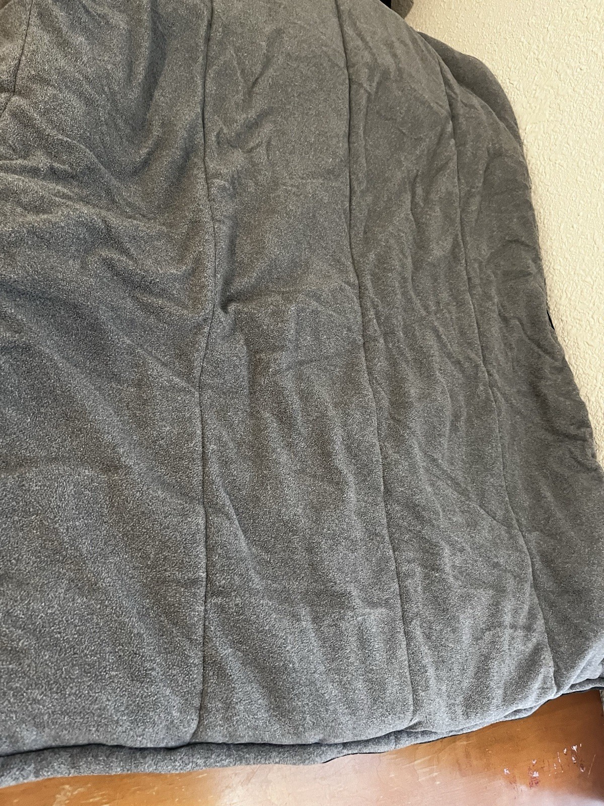 LL Bean 20° Camp Bag Sleeping Bag Green Gray Camping Sleeping With Container